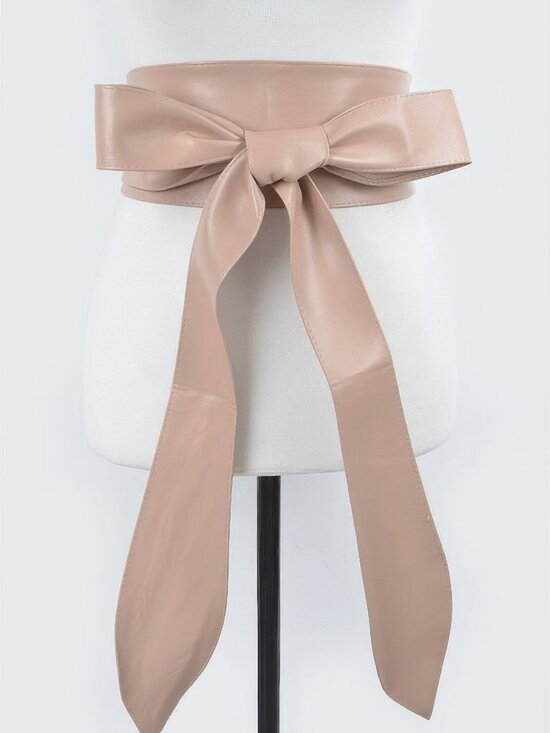Faux Leather Kimono Belt main image 8